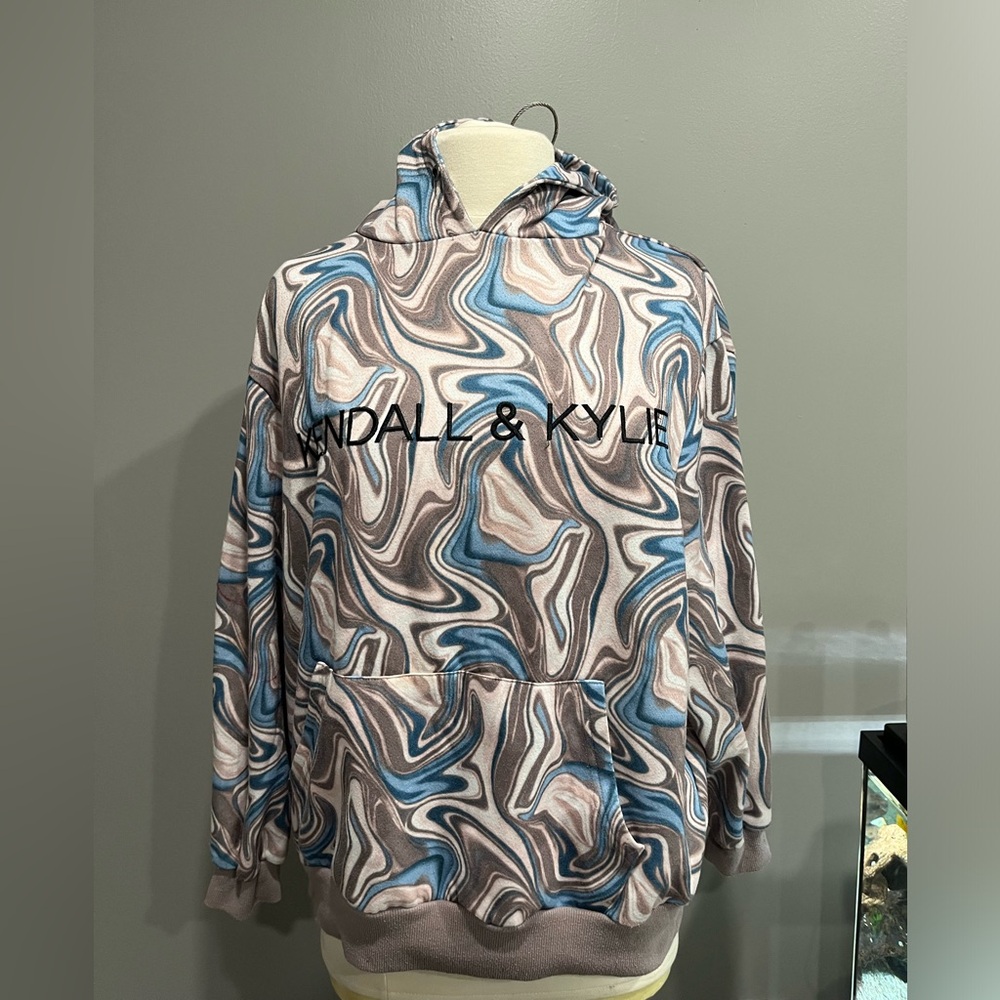 Kendall & Kylie psychedelic Oversized Hoodie